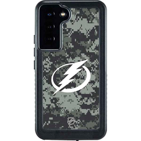 NHL Tampa Bay Lightning Camo Galaxy S24 Plus Waterproof Case